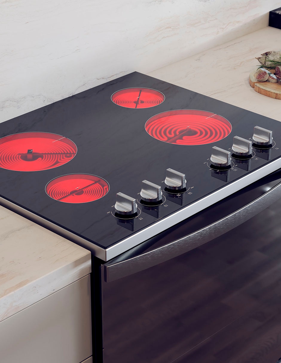 Estufa empotrable electrónica whirlpool 78.9 cm wbre1300d de 4 quemadores